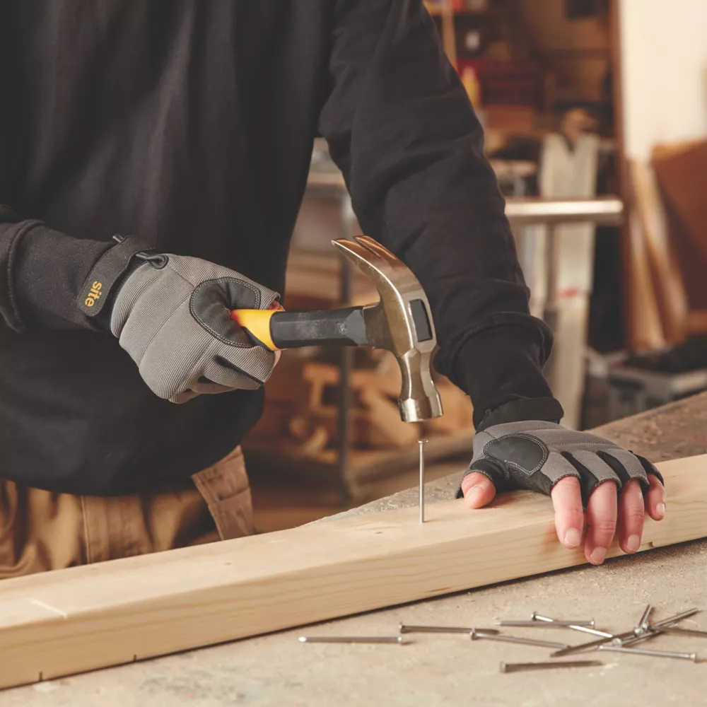 Site 410 Fingerless Performance Gloves Grey / Black Large 4 Site 410 Fingerless Performance Gloves Grey / Black Large - Image 2