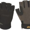Site 410 Fingerless Performance Gloves Grey / Black Large -Home Tools Sales 2024 122FR P