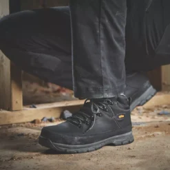 Site Bronzite Safety Boots Black Size 7 -Home Tools Sales 2024 161KY A6