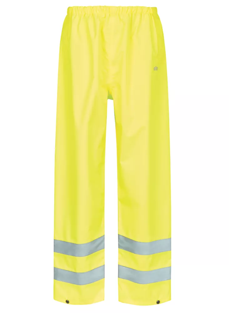 Site Huske Hi-Vis Over Trousers Elasticated Waist Yellow XX Large 28" W 47" L 4 Site Huske Hi-Vis Over Trousers Elasticated Waist Yellow XX Large 28" W 47" L - Image 2