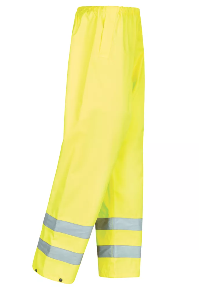 Site Huske Hi-Vis Over Trousers Elasticated Waist Yellow XX Large 28" W 47" L 6 Site Huske Hi-Vis Over Trousers Elasticated Waist Yellow XX Large 28" W 47" L - Image 4