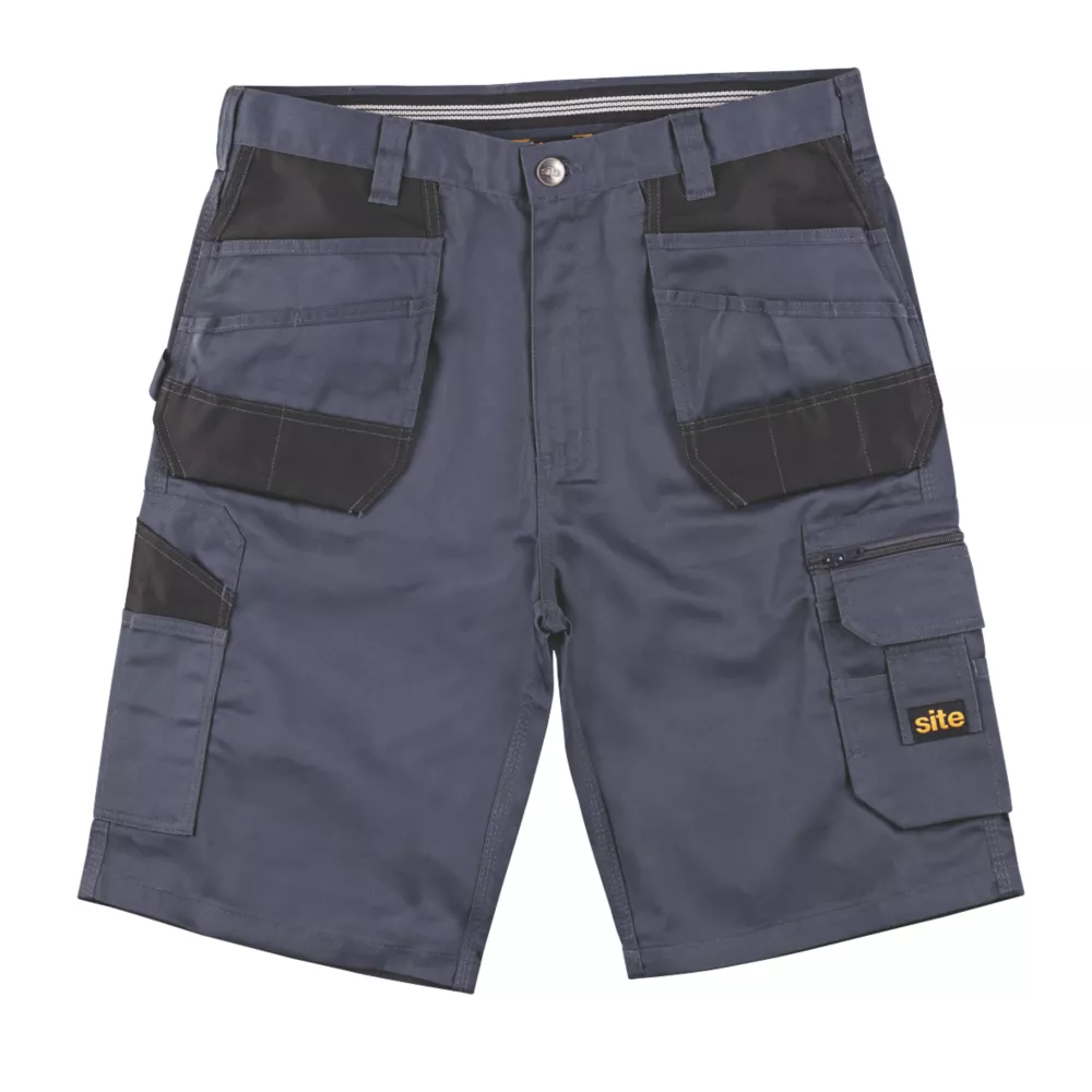 Site Jackal Multi-Pocket Shorts Grey / Black 36" W 3 Site Jackal Multi-Pocket Shorts Grey / Black 36" W