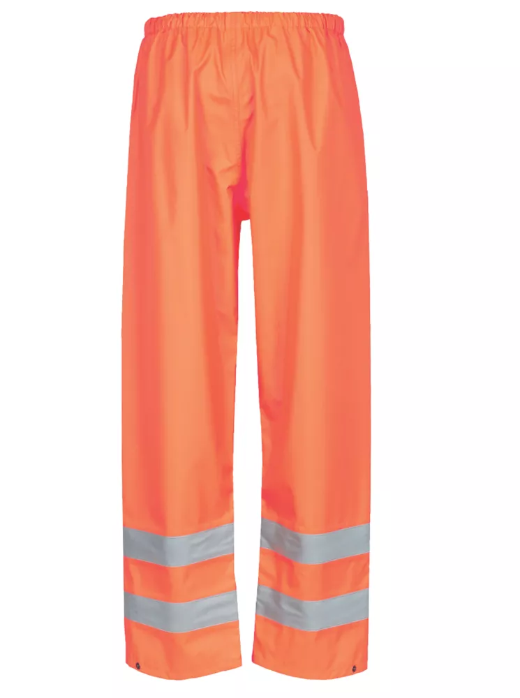 Site Huske Hi-Vis Over Trousers Elasticated Waist Orange XX Large 28" W 47" L 5 Site Huske Hi-Vis Over Trousers Elasticated Waist Orange XX Large 28" W 47" L - Image 3