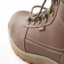 Site Amethyst Safety Boots Brown Size 7 -Home Tools Sales 2024 2274R A5