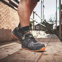 Site Edenite Safety Trainers Black / Grey Size 9 -Home Tools Sales 2024 236KR A2