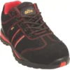 Site Coltan Safety Trainers Black / Red Size 10