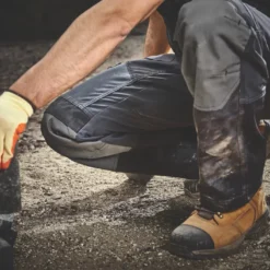 Site Ridgeback Trousers Black & Grey 30" W 32" L -Home Tools Sales 2024 257GX A2