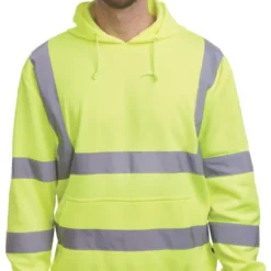 Site Cromer Hi-Vis Hoodie Yellow Large 48 1/2" Chest -Home Tools Sales 2024 263KY A3