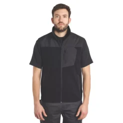 Site Teak Lightweight Body Warmer Black Medium 40" Chest -Home Tools Sales 2024 302JJ A1