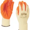 Site 380 Latex Builders Gloves Orange/Yellow Small -Home Tools Sales 2024 304GX P