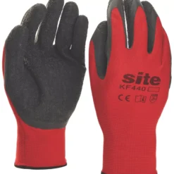 Site 440 Superlight Latex Gripper Gloves Red / Black X Large