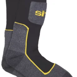 Site Comfort Work Socks Black / Grey Size 7-11