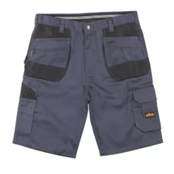 Site Jackal Multi-Pocket Shorts Grey / Black 30" W
