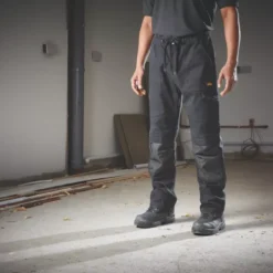 Site Tesem Multi-Pocket Work Trousers Black 34" W 32" L -Home Tools Sales 2024 374KY A5