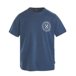 Site Buckthorn Short Sleeve T-Shirt Navy / Grey Medium 22" Chest 2 Pack -Home Tools Sales 2024 388PX A4