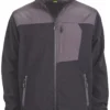 Site Teak Fleece Jacket Black Large 44" Chest