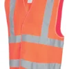 Site Rushton Hi-Vis Waistcoat Orange XX Large / XXX Large 52" Chest
