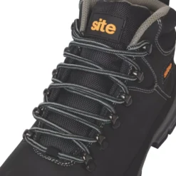 Site Bronzite Safety Boots Black Size 9 -Home Tools Sales 2024 433KY A4