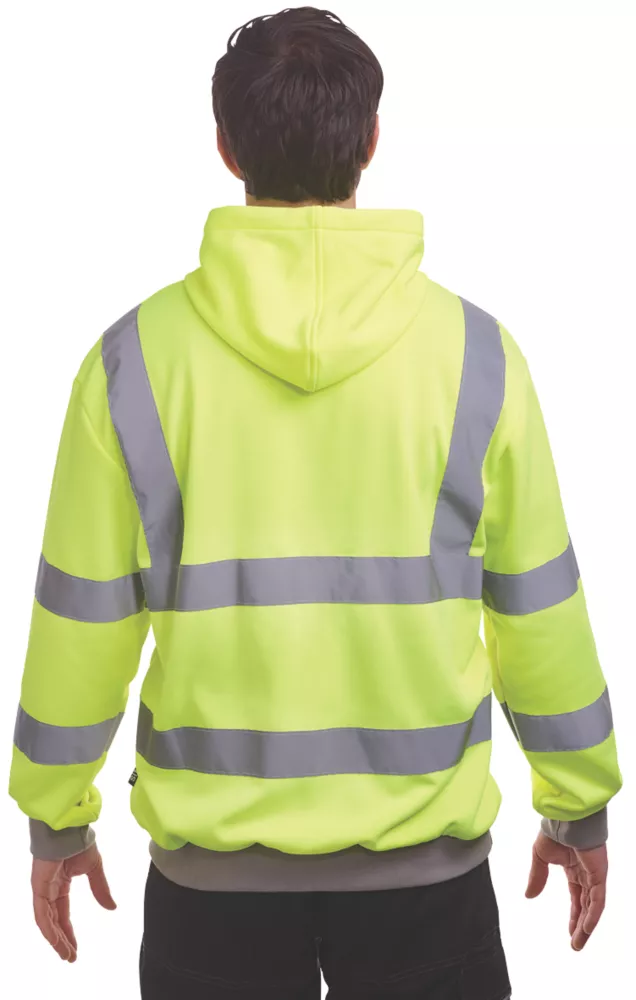 Site Cromer Hi-Vis Hoodie Yellow X Large 52" Chest 7 Site Cromer Hi-Vis Hoodie Yellow X Large 52" Chest - Image 5