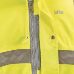 Site Shackley Hi-Vis Traffic Jacket Yellow/Navy Medium 51" Chest -Home Tools Sales 2024 466XR A6
