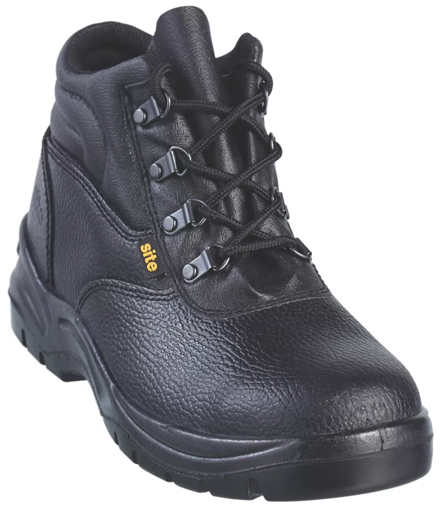 Site Slate Safety Boots Black Size 12 3 Site Slate Safety Boots Black Size 12