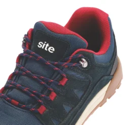 Site Scoria Safety Trainers Navy Blue & Red Size 7 -Home Tools Sales 2024 531PT A2