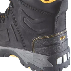 Site Fortress Safety Boots Black Size 12 -Home Tools Sales 2024 5330V A4