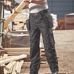 Site Fox Trousers Black 30" W 32" L -Home Tools Sales 2024 5465V A2