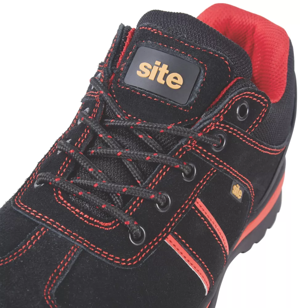 Site Coltan Safety Trainers Black / Red Size 12 6 Site Coltan Safety Trainers Black / Red Size 12 - Image 4