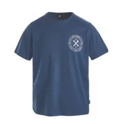 Site Buckthorn Short Sleeve T-Shirt Navy / Grey X Large 25" Chest 2 Pack -Home Tools Sales 2024 557PX A4
