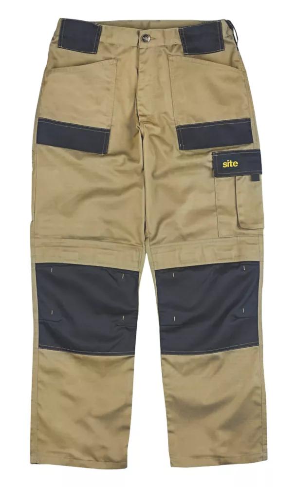 Site Pointer Work Trousers Stone / Black 40" W 32" L 3 Site Pointer Work Trousers Stone / Black 40" W 32" L