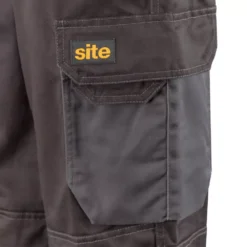 Site Coppell Holster Pocket Trousers Black / Grey 34" W 32" L -Home Tools Sales 2024 577XR A7