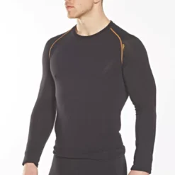 Site ACS23 Long Sleeve Base Layer Top Black Medium 38" Chest -Home Tools Sales 2024 5828H A7