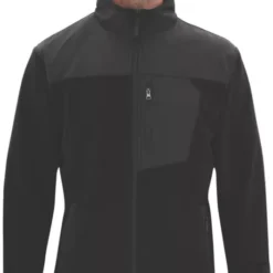 Site Teak Fleece Jacket Black X Large 46" Chest -Home Tools Sales 2024 5840H A3