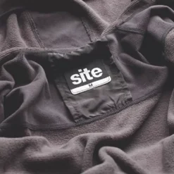 Site Rowan Softshell Knitted Hoodie Dark Grey / Black Large 40-42" Chest -Home Tools Sales 2024 6115X A3