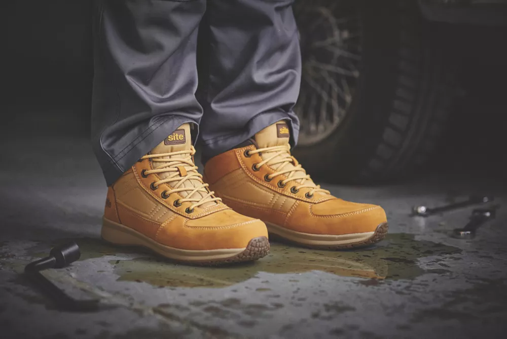 Site Sandstone Safety Trainer Boots Wheat Size 9 4 Site Sandstone Safety Trainer Boots Wheat Size 9 - Image 2