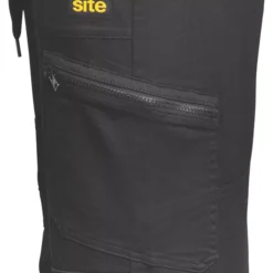 Site Tesem Multi-Pocket Work Trousers Black 32" W 32" L 12 Site Tesem Multi-Pocket Work Trousers Black 32" W 32" L -Home Tools Sales 2024 702KY A2