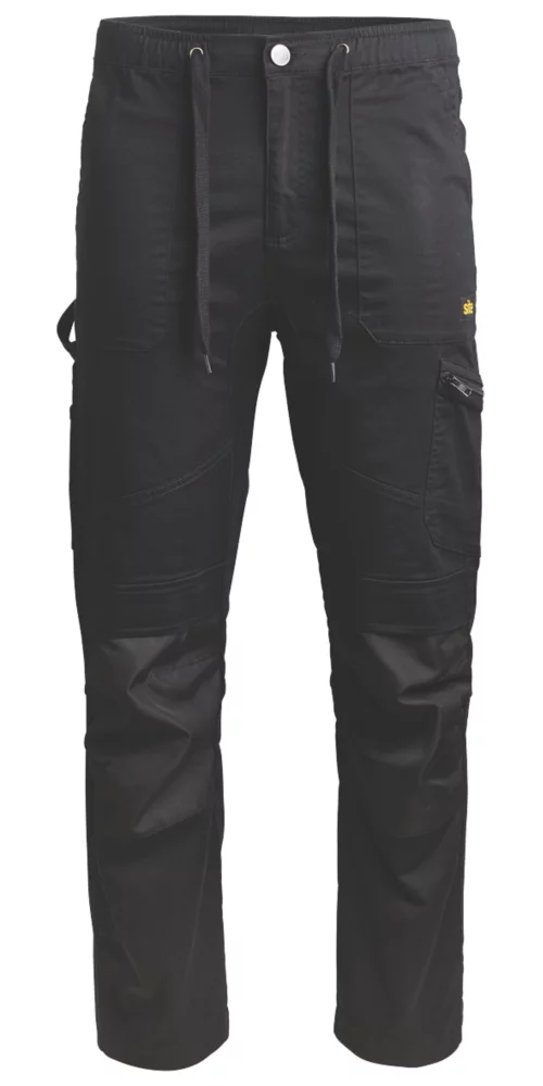 Site Tesem Multi-Pocket Work Trousers Black 32" W 32" L 3 Site Tesem Multi-Pocket Work Trousers Black 32" W 32" L