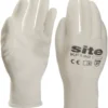 Site 140 PU Palm Dip Gloves White Large -Home Tools Sales 2024 709FP P