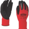 Site 320 Nitrile Foam-Coated Gloves Red / Black Small