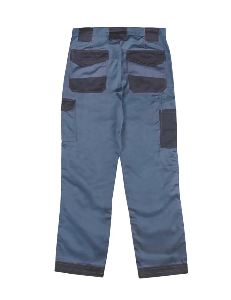 Site Harrier Work Trousers Grey / Black 38" W 32" L 6 Site Harrier Work Trousers Grey / Black 38" W 32" L - Image 4