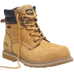 Site Savannah Safety Boots Tan Size 10