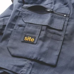 Site Jackal Multi-Pocket Shorts Grey / Black 38" W -Home Tools Sales 2024 7855T A2