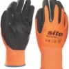 Site 530 Touchscreen Nitrile Foam Gloves Orange / Black Large -Home Tools Sales 2024 808FR P