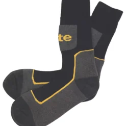 Site Comfort Work Socks Black / Grey Size 7-11 3 Pairs