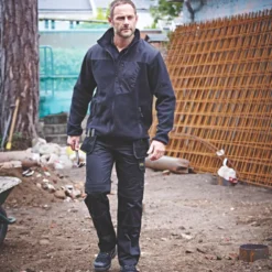 Site Teak Fleece Jacket Black Medium 38-40" Chest -Home Tools Sales 2024 8570H A5