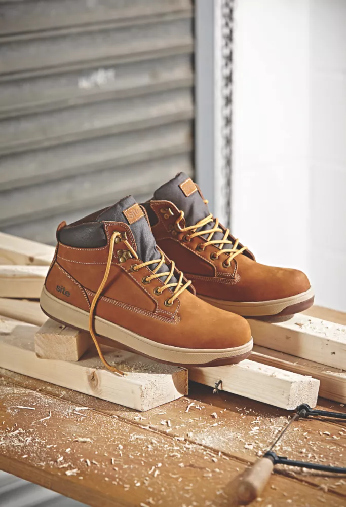 Site Touchstone Safety Boots Dark Honey Size 10 4 Site Touchstone Safety Boots Dark Honey Size 10 - Image 2