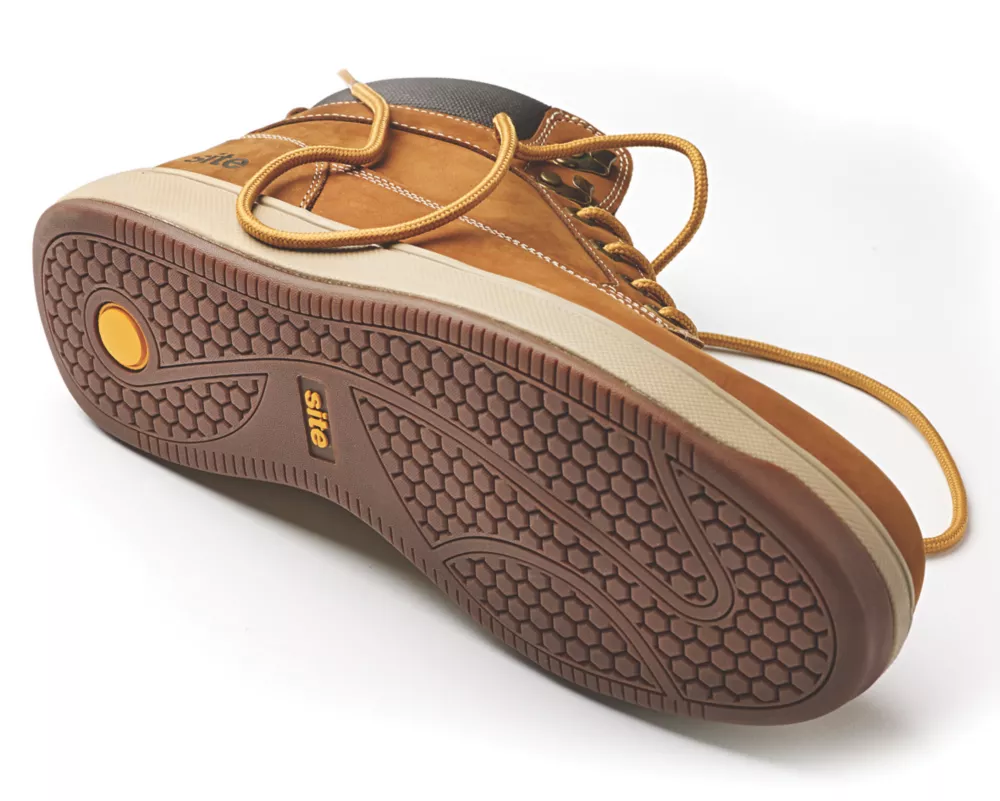 Site Touchstone Safety Boots Dark Honey Size 10 8 Site Touchstone Safety Boots Dark Honey Size 10 - Image 6