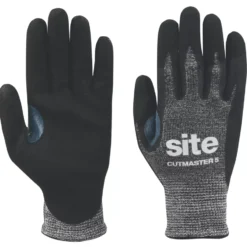 Site Cutmaster Gloves Black Large