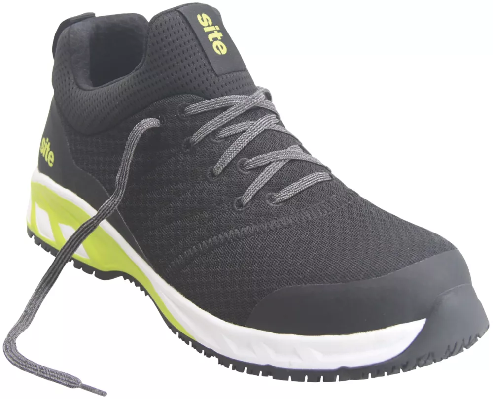 Site Realgar Safety Trainers Black / Green Size 10 3 Site Realgar Safety Trainers Black / Green Size 10